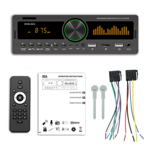 1 DIN Autoradio Mit Bluetooth Fernbedienung Supporting Positioning MP3 Player.B7 - Bild 2 von 10