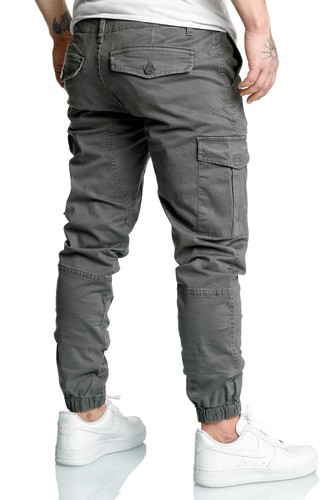 Pantalones vaqueros para hombre Jogger Cargo Chino R2207 - Imagen 12 de 22