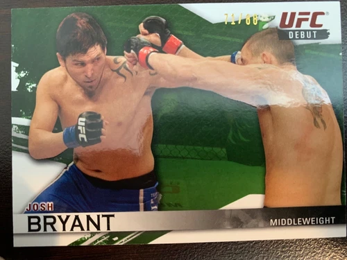 TOPPS UFC 2010 KNOCKOUT JOSH BRYANT DEBUT MMA CARD #135 NUMBERED 71/88
