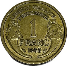 Frankreich - 1938 - 1 Franc