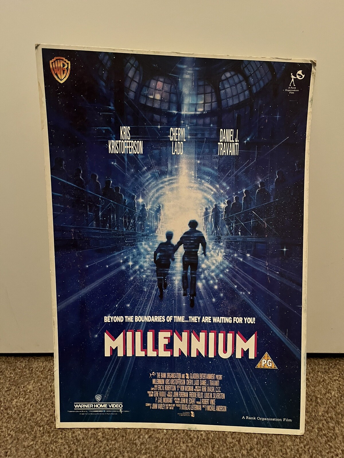 Millennium Sci Fi Tim Travel Promotional Sign Billboard 2004 Kris Kristofferson