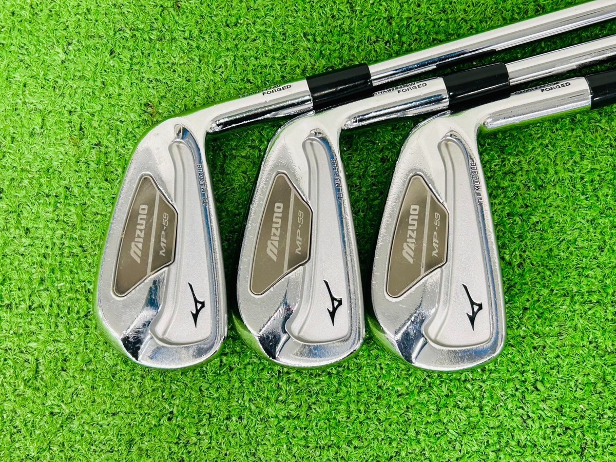 Mizuno MP-59 Ti Muscle GF Forged Iron 5-9+PW RH Dynamic Gold S200