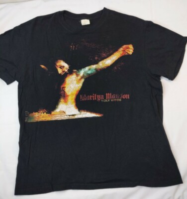 Vintage 2000 Marilyn Manson Holywood concert tour Graphic T-shirt