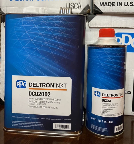 Genuine Ppg High Solids Clearcoat Deltron DCU2002 Gallon, DCX61 Qt Free Ship! - product listing photo