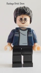 Lego NEW Harry Potter 4841 HP087 Dark Blue Open Jacket With Stripe