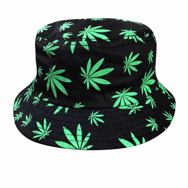 cannabis bucket hat