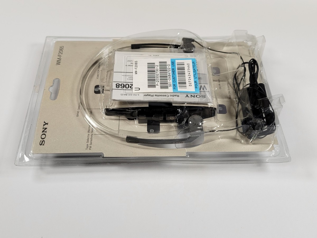 Brand New Sealed - Sony Walkman WM-F2065 Stereo Cassette Player