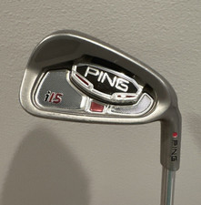 Ping i15 7 Iron Red Dot Right Hand Stiff Flex Steel Shaft Single Demo Club