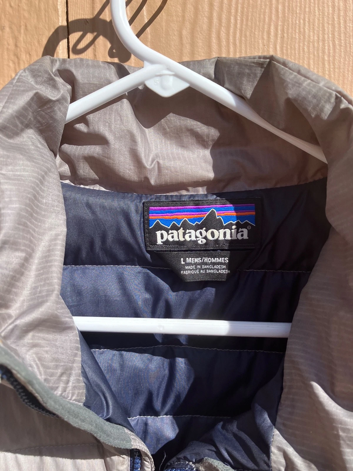 Patagonia Down Sweater, Silver Grey, Mens L, $65 - product detail image 2