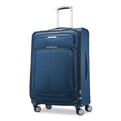 SAMSONITE SOLYTE DLX SOFTSIDE EXPANDABLE WHEELS CHECKED-MEDIUM, 25'' - MED BLUE