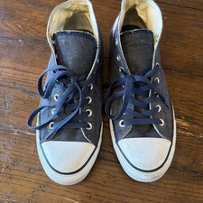 Converse Chuck Taylor All Star High Top Navy Lace Up Unisex Sneaker Blue 10