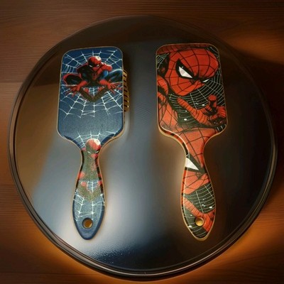 1 Marvel Spiderman Haarbürste Rot-Blau !!!! 