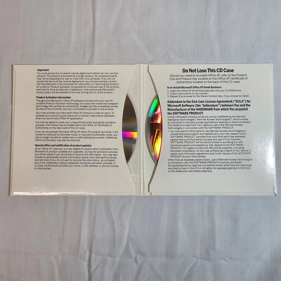 Microsoft Office XP Small Business Version 2002, 2 disc set, with product key - Image 2 of 4