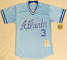 1982 Dale Murphy Atlanta Braves Classic Light Blue Jersey