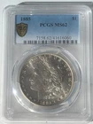 1885-P Philadelphia Minted Morgan 90% Silver Dollar PCGS Graded MS62 UNC Toner