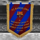 brunomrs13  2x  Champions League Final Pennants 2011 & 2017