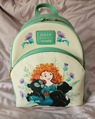 Loungefly Disney Pixar Brave Merida & Cubs Floral Mini Backpack NWT Princess