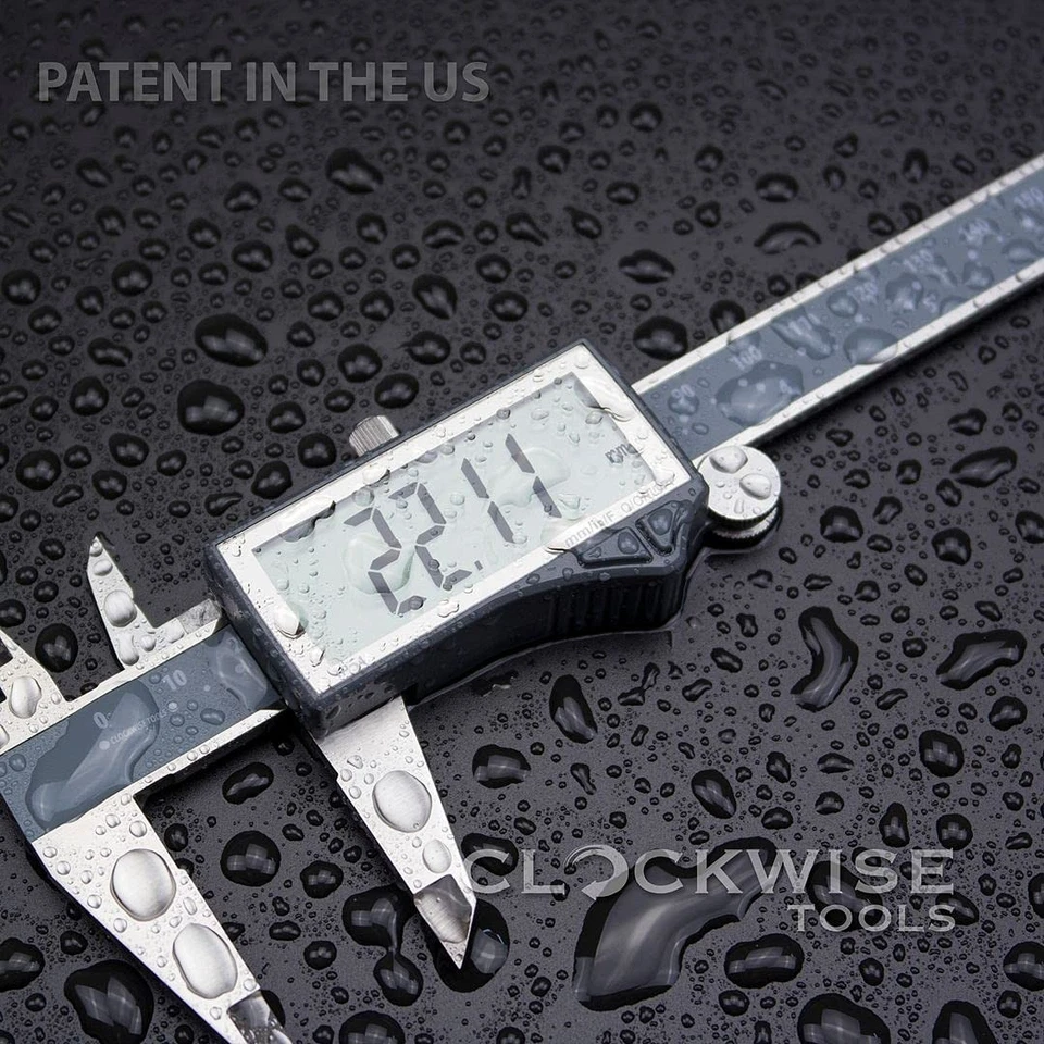 IP54 Digital Caliper, DCLR-0605 0-6" /150mm, Inch/Metric/Fractions Conversion... - Image 4 of 4