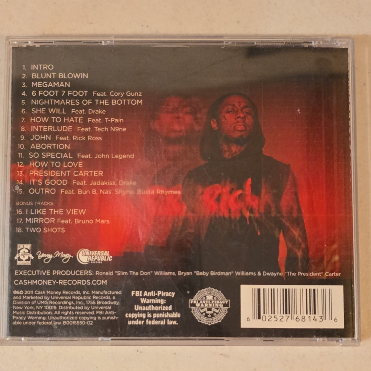 Lil Wayne Tha Carter IV Deluxe Edition Bonus Tracks Explicit CD