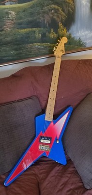 Charvel Custom Shop USA Retro Star Lightning Bolt Guitar with Hard Case