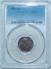 1911 D PCGS MS63BN Brown Lincoln Wheat Cent
