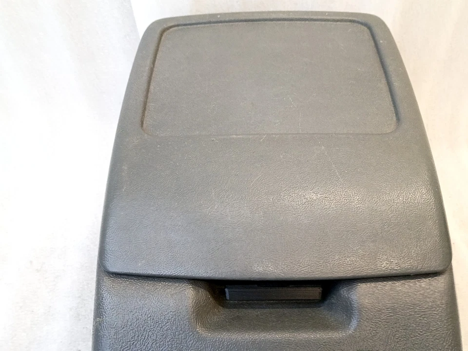 92-97 Dark/Granite Gray Center Console New Cups, Latch F150 F250 F350 Bronco - Image 4 of 4