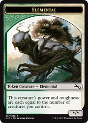 Elemental Token (017/020) Unstable Foil