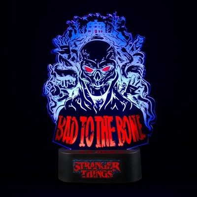 Stranger Things - Bad to the Bone LED Lampe  16 x 24 x 5.3 cm