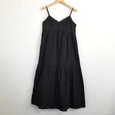NWT Universal Thread Black Midi Dress 100 Cotton Size XS