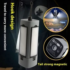 LED Camping Lantern Outdoor Portable Hiking Camping Tent Light Lamp Flashlight