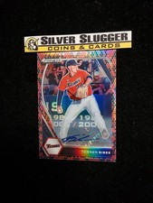 2021 Tanner Bibee Panini Prizm Draft Picks Auto Red/ Black Snakeskin /15 #PDP156