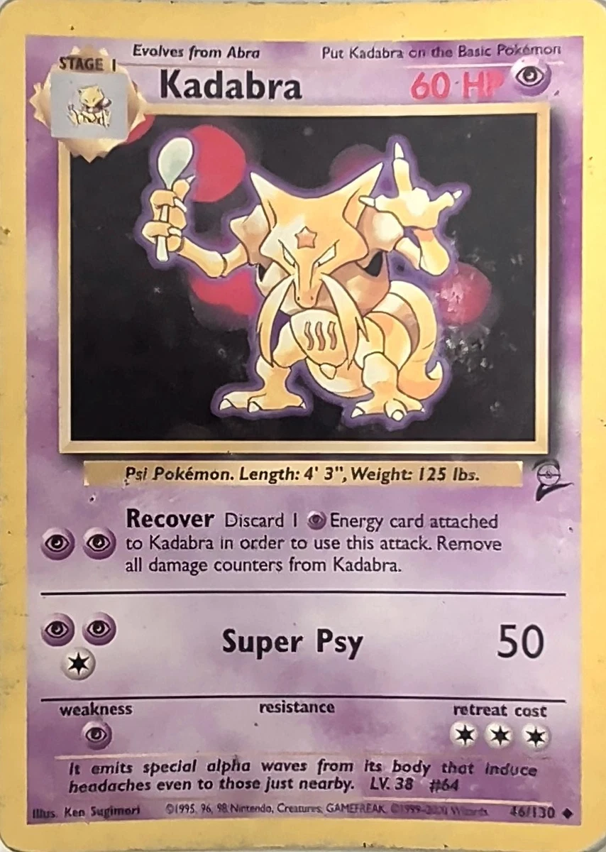 Kadabra 046/130 Base Set 2 for sale | eBay