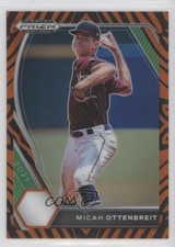 2021 Panini Prizm Draft Picks Tiger Stripes 18/99 Micah Ottenbreit #PDP114 fm0