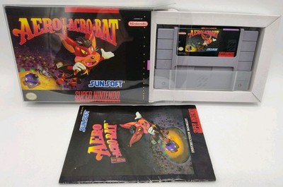 Aero the Acro-Bat - (SNES, 1993) *VGC + Case Protector* Cleaned & Tested! READ!