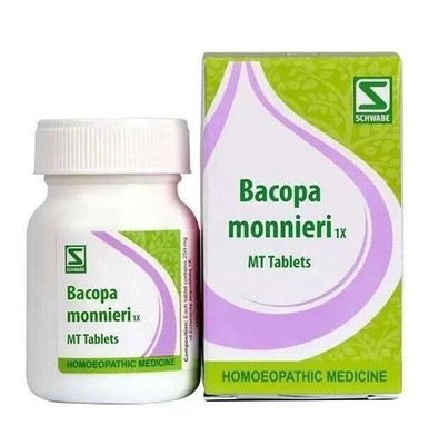 Willmar Schwabe India Bacopa Monnieri 1X (20gm Tablets)