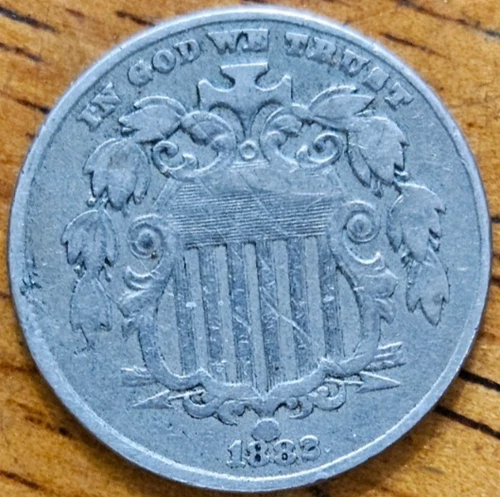 1882-P Shield Nickel — photo from another recent sale