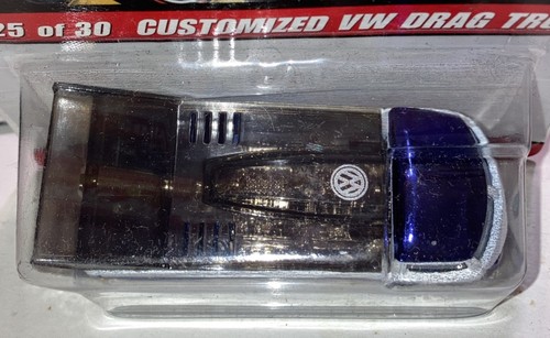 2006 Hot Wheels Classic Series 2 #25 Customized VW Drag Truck Red And Blue 2 Lot - Bild 10 von 11