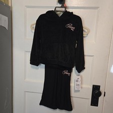 Puma Black Hoodie and Pants Set for Kids