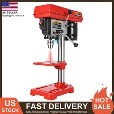 8-Inch Benchtop Drill Press Tabletop Drilling Machine 620-3100RPM Adjustable