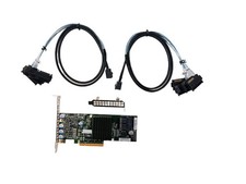 Supermicro 9300-8I 12Gbps HBA IT Mode ZFS FreeNAS unRAID w/ 2 SAS/SATA Cables