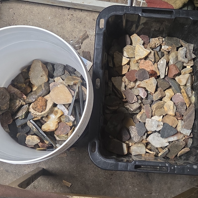 10lbs Random Mixed Slab Offcuts, Pieces, Lapidary Cabbing Tumbling Material Lot