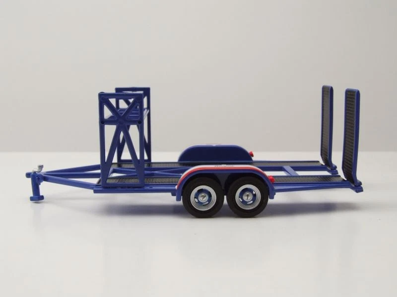 Trailer Rimorchio MOPAR Blu Per Modelli 1:43 GMP - Immagine 3 di 4