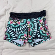 Justice Active Girls Pull On Multicolor Shorts Size 14