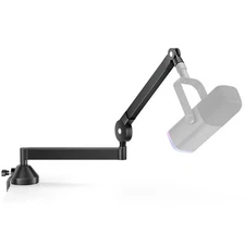 Low Profile Mic Arm, 360° Rotatable Microphone Boom Arm Mic Stand for Fifine ...