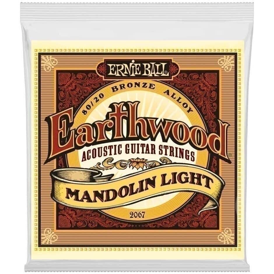 Mandolin Strings Ernie Ball Earthwood Light 80/20 Bronze Loop End 9 to 34