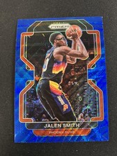 2021-22 Panini Prizm Blue Wave Jalen Smith #110 Phoenix Suns