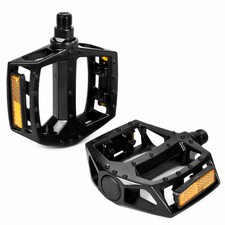 Bicycle Pedals Metal Alloy Flat Platform 9/16" Inch 14mm for Road Mountain bike