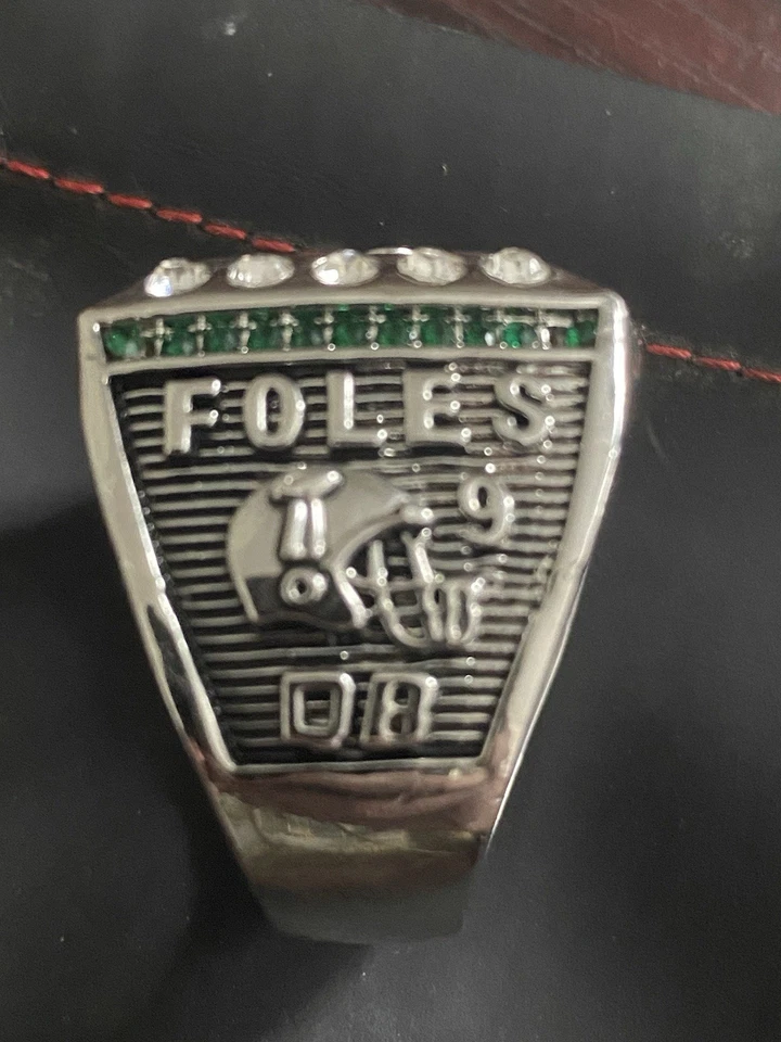 Anillo de Campeonato Philadelphia Eagles Super Bowl LII Nick Foles Foto 3 de 4