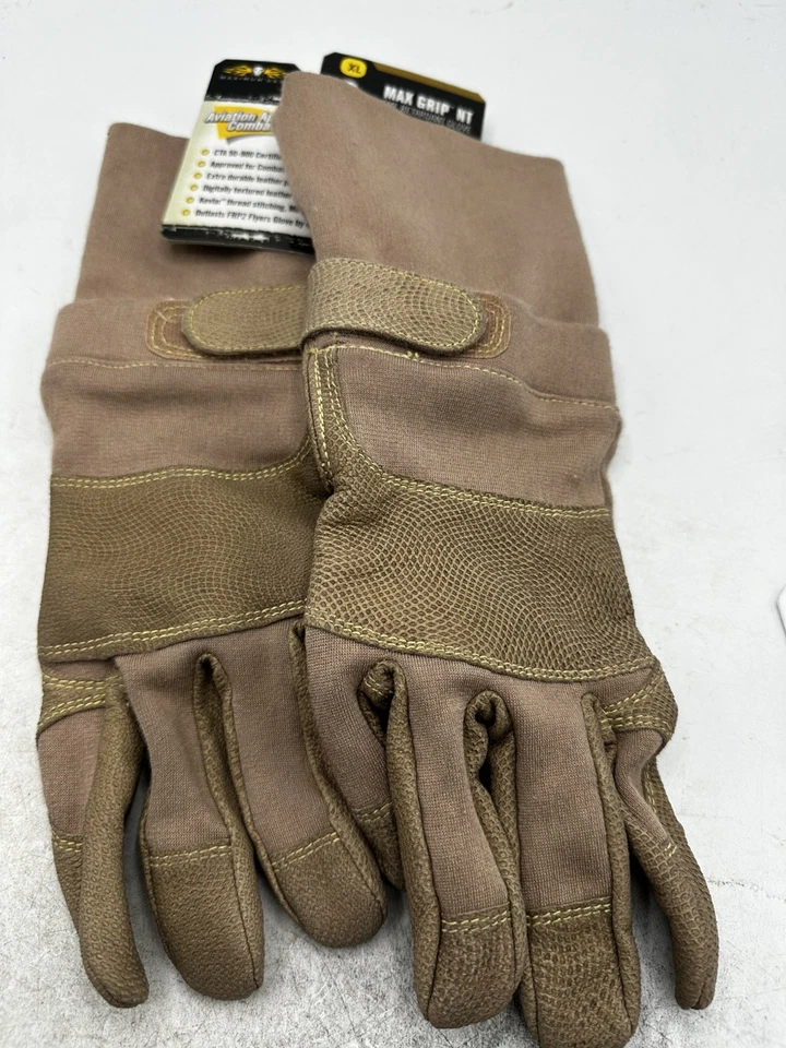 Огнестойкие перчатки CamelBak Max Grip NT военные X-LARG ЖЕЛТОВАТО-КОРИЧНЕВЫЕ FDE FROG койот - Изображение 2 из 4
