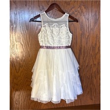 Jona Michelle Lace  Tulle Party Dress   Girls Size 10